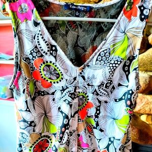 Evan-Picone Floral Tank Top